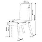 Mesa De Jantar 4 Lugares Jazz 11552 Seda/malta - Mobilarte Mó