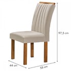 Mesa De Jantar 4 Lugares Kansas/arizona Com Vidro Cinamomo/of