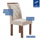 Mesa De Jantar 4 Lugares Kansas/arthus Com Vidro Chocolate/of