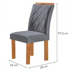 Mesa De Jantar 4 Lugares Kansas/arthus Com Vidro Cinamomo/off