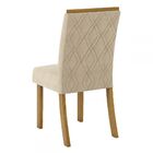 Mesa De Jantar 4 Lugares Keltin Nature/off White/linho - Bci