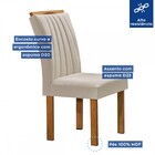 Mesa De Jantar 4 Lugares Kyra/arizona Com Vidro Cinamomo/off