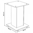 Mesa De Jantar 4 Lugares Luminare Mel/nude - Viero Móveis