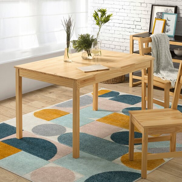 Mesa De Jantar 4 Lugares Madeira Maciça Mandacaru Cabecasa Ma