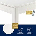 Mesa De Jantar 4 Lugares Madeira Maciça Mandacaru Yescasa