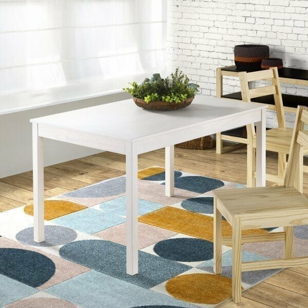 Mesa De Jantar 4 Lugares Madeira Maciça Mandacaru Yescasa