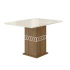 Mesa De Jantar 4 Lugares Modena Carvalho Off-white