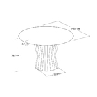 Mesa De Jantar 4 Lugares Preto 1,4m - Niem