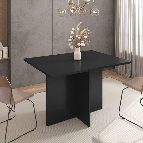 Mesa De Jantar 4 Lugares Preto Paris Casa D