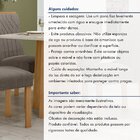 Mesa De Jantar 4 Lugares Quadrada Tampo Mdf Celebrare Amêndoa
