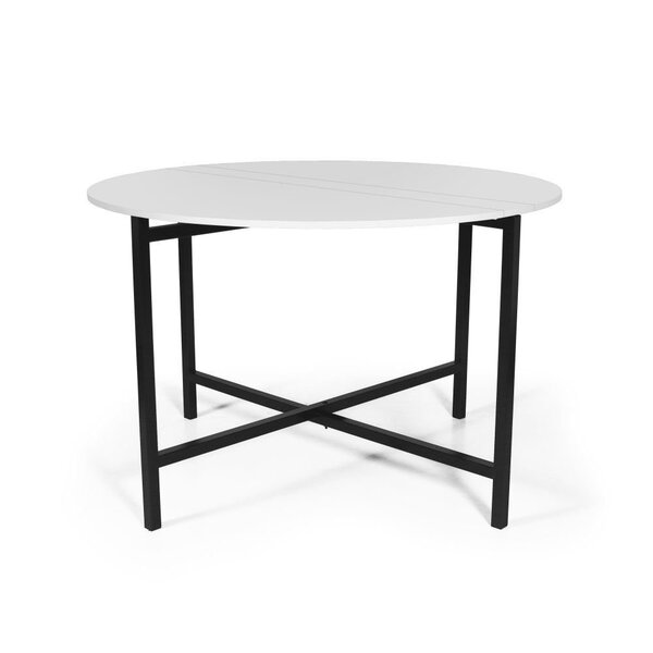 Mesa De Jantar 4 Lugares Redonda Dobrável Prática - Straub We