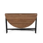 Mesa De Jantar 4 Lugares Redonda Dobrável Prática - Straub We