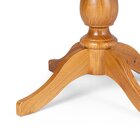 Mesa De Jantar 4 Lugares Redonda Tampo De Madeira Maciça Gard