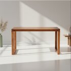 Mesa De Jantar 4 Lugares Retangular Madeira Maciça Craft Gara