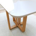 Mesa De Jantar 4 Lugares Retangular Tampo De Vidro/mdf Bold A