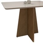 Mesa De Jantar 4 Lugares Retangular Tampo Vidro/mdf Jade Cina