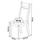 Mesa De Jantar 4 Lugares Sala Aires Nogueira/dakota - Viero M