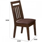 Mesa De Jantar 4 Lugares Sofia Castanho Rust/marrom Tx - Art