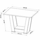 Mesa De Jantar 4 Lugares Squash Mel/blonde/veludo Rosa - Vier