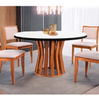 Mesa De Jantar 4 Lugares Tampo Branco 1,2m - Niem