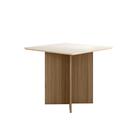 Mesa De Jantar 4 Lugares Tampo Com Vidro Napoles Carvalho Off