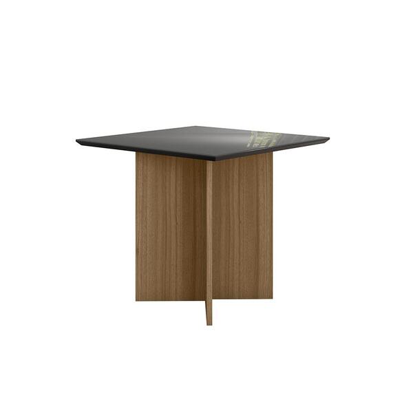 Mesa De Jantar 4 Lugares Tampo Com Vidro Veneza Carvalho Graf