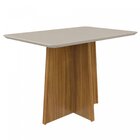 Mesa De Jantar 4 Lugares Tampo Vidro 120cm Celebrare Móveis L