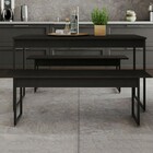 Mesa De Jantar 4 Lugares Tub Preto Ônix - Compace