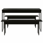 Mesa De Jantar 4 Lugares Tub Preto Ônix - Compace