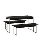 Mesa De Jantar 4 Lugares Tub Preto Ônix - Compace