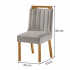 Mesa De Jantar 4 Lugares Viena Com Vidro Cinamomo/off White/l