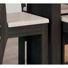 Mesa De Jantar 67x108cm Com 04 Cadeiras Milano J00330 Amendoa