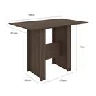 Mesa De Jantar 67x108cm Com 04 Cadeiras Milano J00330 Amendoa