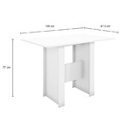 Mesa De Jantar 67x108cm Com 04 Cadeiras Milano J00330 Carvalh