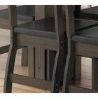 Mesa De Jantar 67x155cm Com 06 Cadeiras Milano J00331 Amendoa