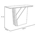 Mesa De Jantar 6 Lugares 160cm Venetti N02 Ypê/off White