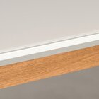 Mesa De Jantar 6 Lugares 180cm Com Tampo Mdf E Vidro Tangará