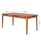 Mesa De Jantar 6 Lugares 180cm Miriti Cabecasa Madeiraorigina