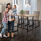 Mesa De Jantar 6 Lugares 180cm Tampo Mdf Atena