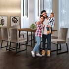 Mesa De Jantar 6 Lugares 180cm Tampo Mdf Atena Mais Decor