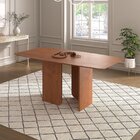 Mesa De Jantar 6 Lugares 180cm X 90cm Boreal Cabecasa Madeira