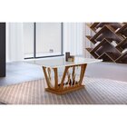 Mesa De Jantar 6 Lugares 180cmx90cm Harpa Yescasa Castanho Ci