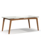 Mesa De Jantar 6 Lugares 1.8 Detroit Off White/nature - Tebar