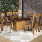 Mesa De Jantar 6 Lugares Baly Seda/preto/fumê - Viero Móveis