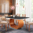 Mesa De Jantar 6 Lugares Branco/preto 1,6m - Sirkel