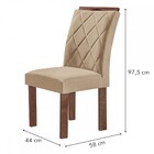 Mesa De Jantar 6 Lugares Cuenca/arthus Com Vidro Chocolate/of