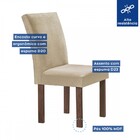 Mesa De Jantar 6 Lugares Cuenca/canela Com Vidro Chocolate/of