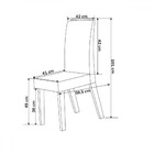 Mesa De Jantar 6 Lugares Dallas Imbuia/blonde/veludo Cinza -