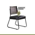 Mesa De Jantar 6 Lugares Espanha Courissimo Preto/mocaccino/p