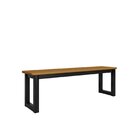 Mesa De Jantar 6 Lugares Imperatriz Preto/nature - Art Panta